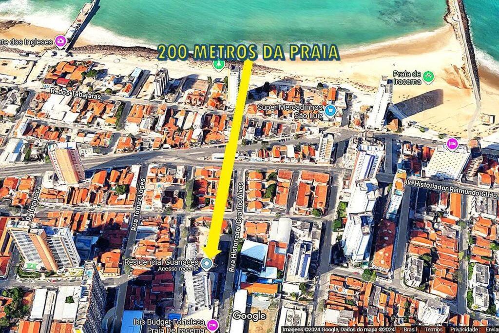 Fortaleza Praia Iracema Apartamento Guanaces Vista Mar Экстерьер фото